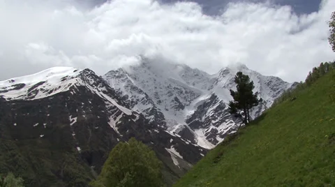 Elbrus. Mountain Tcheget Stock Footage 39534493