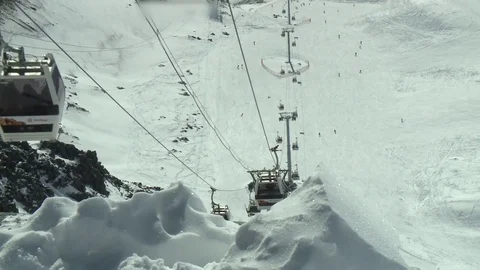 Elbrus mountain view Stock Footage 77827097