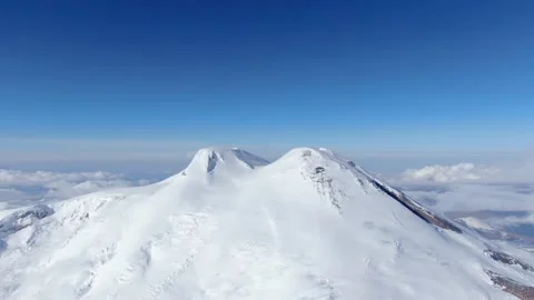 Elbrus from the side 2 Stock-Footage 197269272