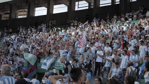 ELCHE, SPAIN - October 13, 2019: soccer friendly match, Argentina 6 vs Ecuado Vidéo 118025488