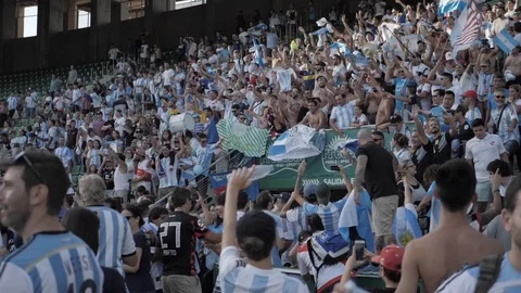 ELCHE, SPAIN - October 13, 2019: soccer friendly match, Argentina 6 vs Ecuado Vidéo 118025536