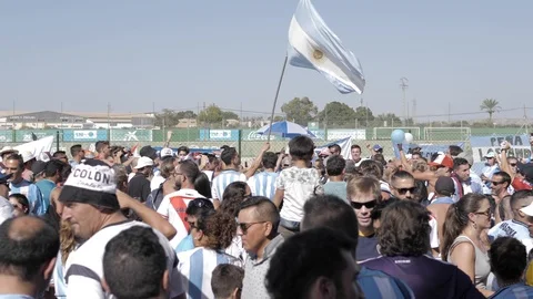 ELCHE, SPAIN - October 13, 2019: soccer friendly match, Argentina 6 vs Ecuado Stockbeeldmateriaal 119819702