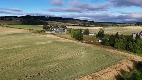 Elcho Castle flyby scene. Stock Footage 340979100