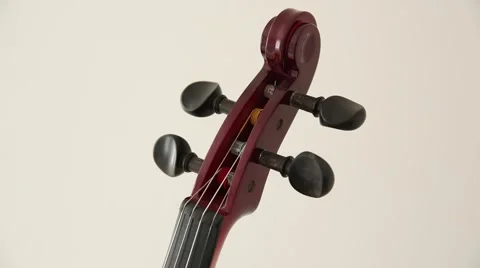Elctric violin head Stock Footage 68346776