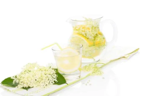 Elderberry lemonade. Foto stock