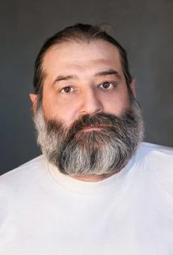 Elderly bearded man Stock Photos