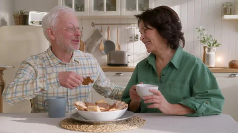 Elderly beloved couple Stock Footage 264306388