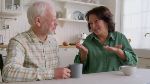 Elderly beloved couple Video stock 264311476