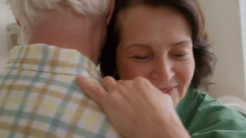 Elderly beloved couple Video stock 264313344
