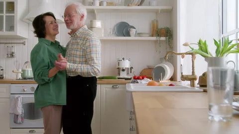 Elderly beloved couple Video stock 264817566