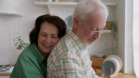 Elderly beloved couple Video stock 264834154