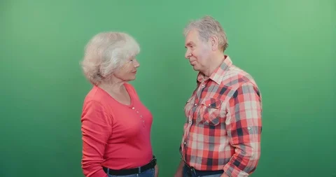 Elderly couple embracing Stock Footage 114127829