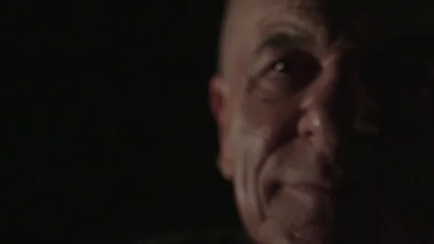 Elderly man portrait Video stock 76738419