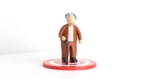 An elderly man realizes he is a target for scammers. Financial illiteracy and Video stock 342259089