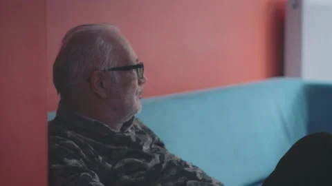Elderly Man Thinking Stock Footage 199670058
