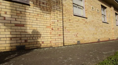 Elderly man with walking frame on sunny day Stock Footage 53315225