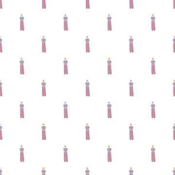 Elderly woman vector pattern generating seamless background イラスト素材