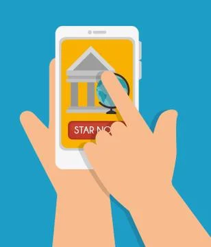 ELearning and education Stock Illustration