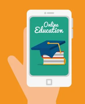 ELearning and education Illustrazione stock