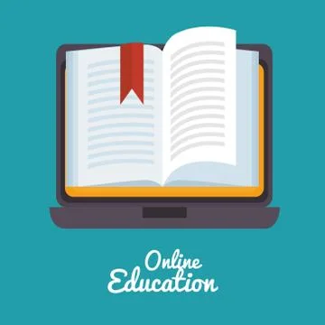 ELearning and education 스톡 일러스트