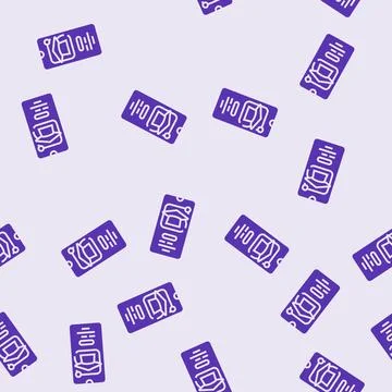 Elearning app education platform glyph seamless pattern イラスト素材