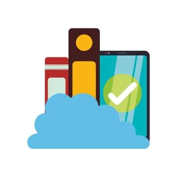 Elearning online education Illustrazione stock