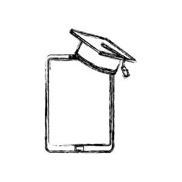 Elearning online education Stockillustratie