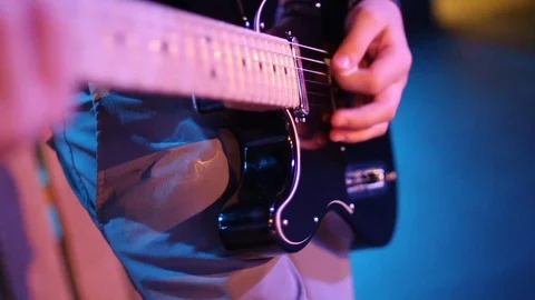 Elec guitar 2 库存影片 76505283