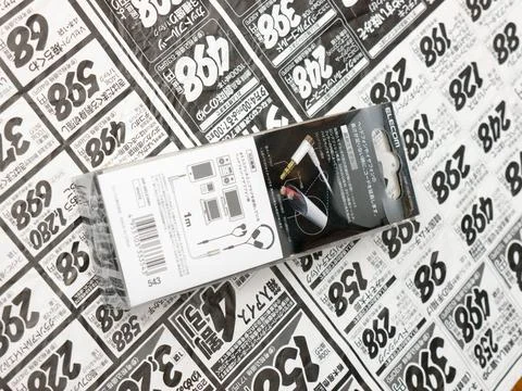 Elecom High Gread 3.5 Extention Cable EHP-35ELS10WH. Foto stock