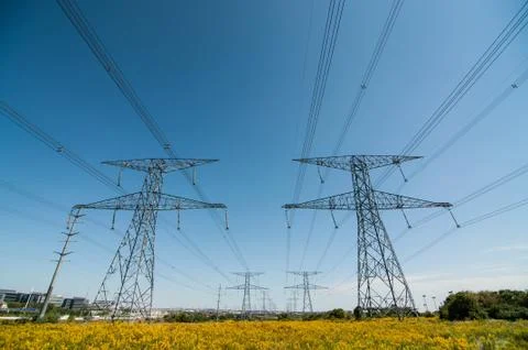 Elecrical Pylon Stock Photos