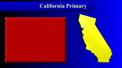 Election Background California Stock Footage 68293