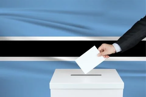 Election in Botswana. Stock Photos