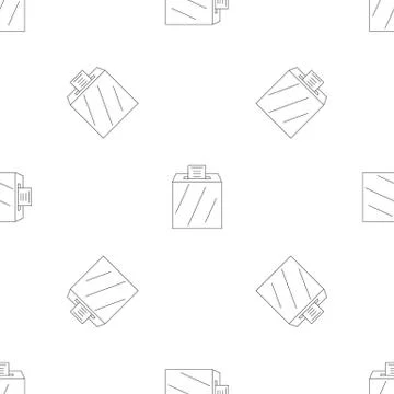 Election box pattern seamless Stock Illustration