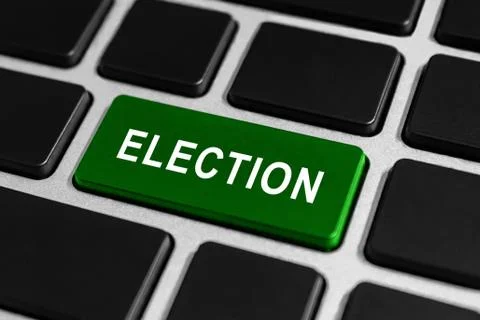Election button on keyboard Фото