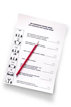 Election of a candidate Stock Photos