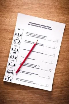 Election of a candidate Stock Photos