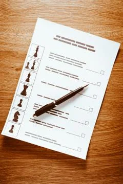 Election of a candidate Stock Photos