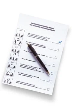 Election of a candidate Stock Photos