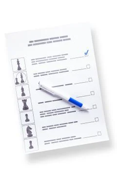 Election of a candidate Stock Photos