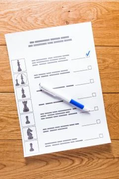 Election of a candidate Stock Photos