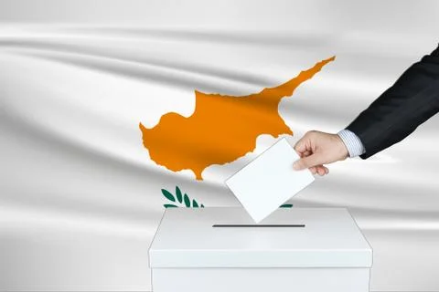 Election in Cyprus. Foto stock