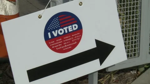 Election Day 2020: Voting At Dodgers Stadium Stock Footage 142482856
