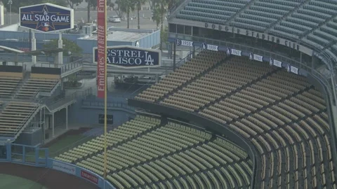 Election Day 2020: Voting At Dodgers Stadium Stock Footage 142483780