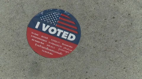 Election Day 2020: Voting At Dodgers Stadium Stock Footage 142483784