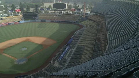 Election Day 2020: Voting At Dodgers Stadium Stock Footage 142483820