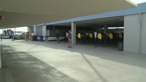 Election Day 2020: Voting At Dodgers Stadium Stock Footage 142484052