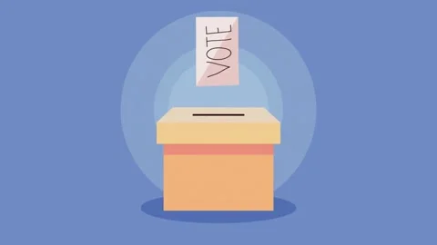 Election Day Animation: Casting Your Vote Stock Footage 276964332