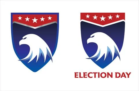 Election day eagle Stock Illustration