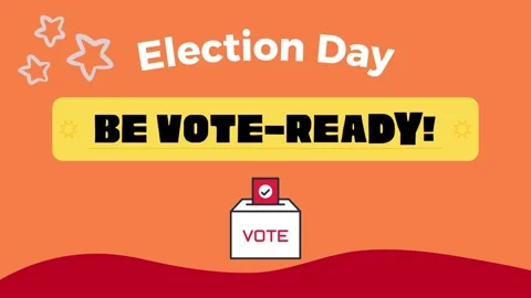 Election Day Get Out and Vote Video Stock Footage 279565989