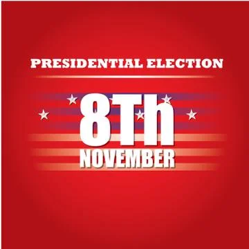 Election day Stock Illustration